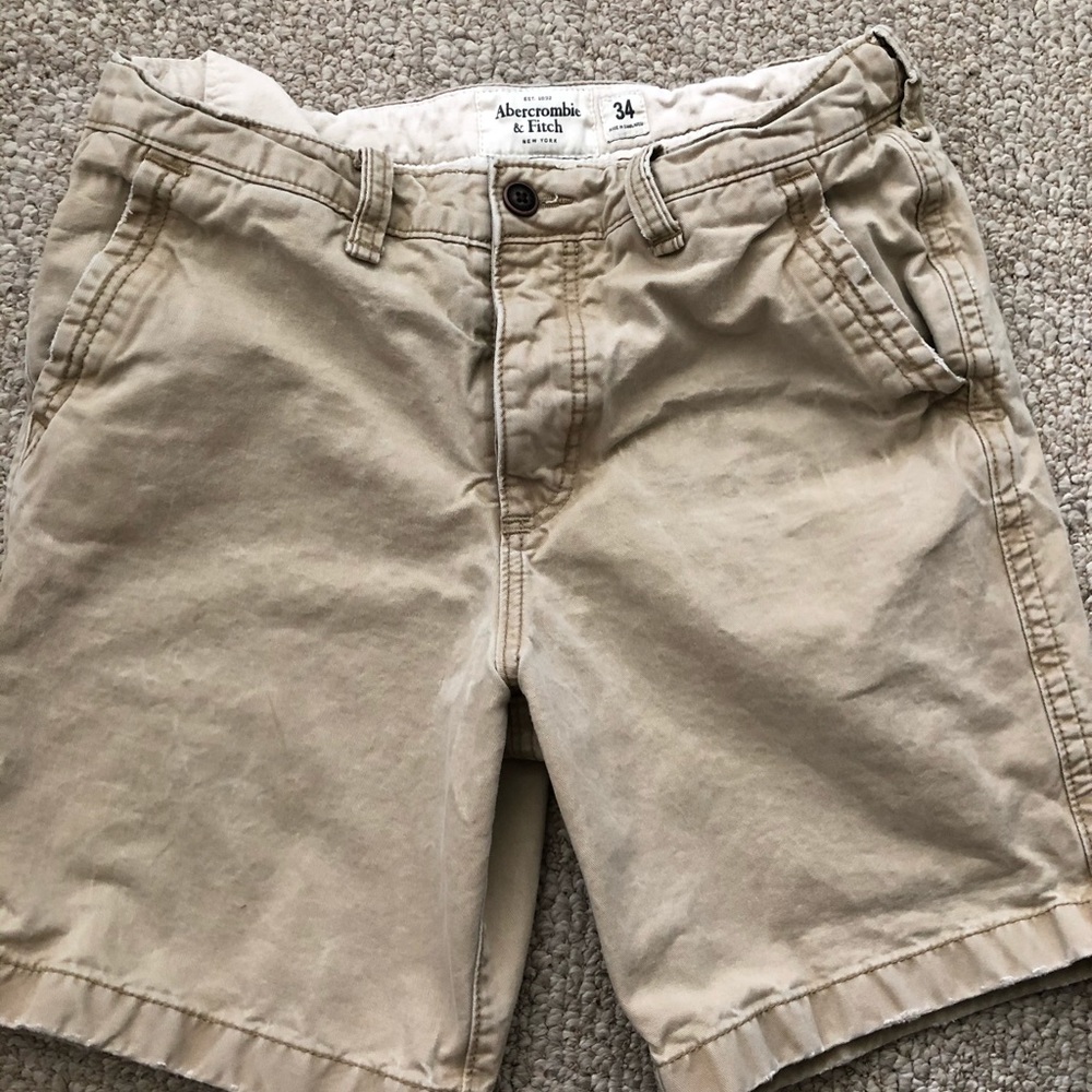 ABERCROMBIE FITCH mens buttton fly shorts